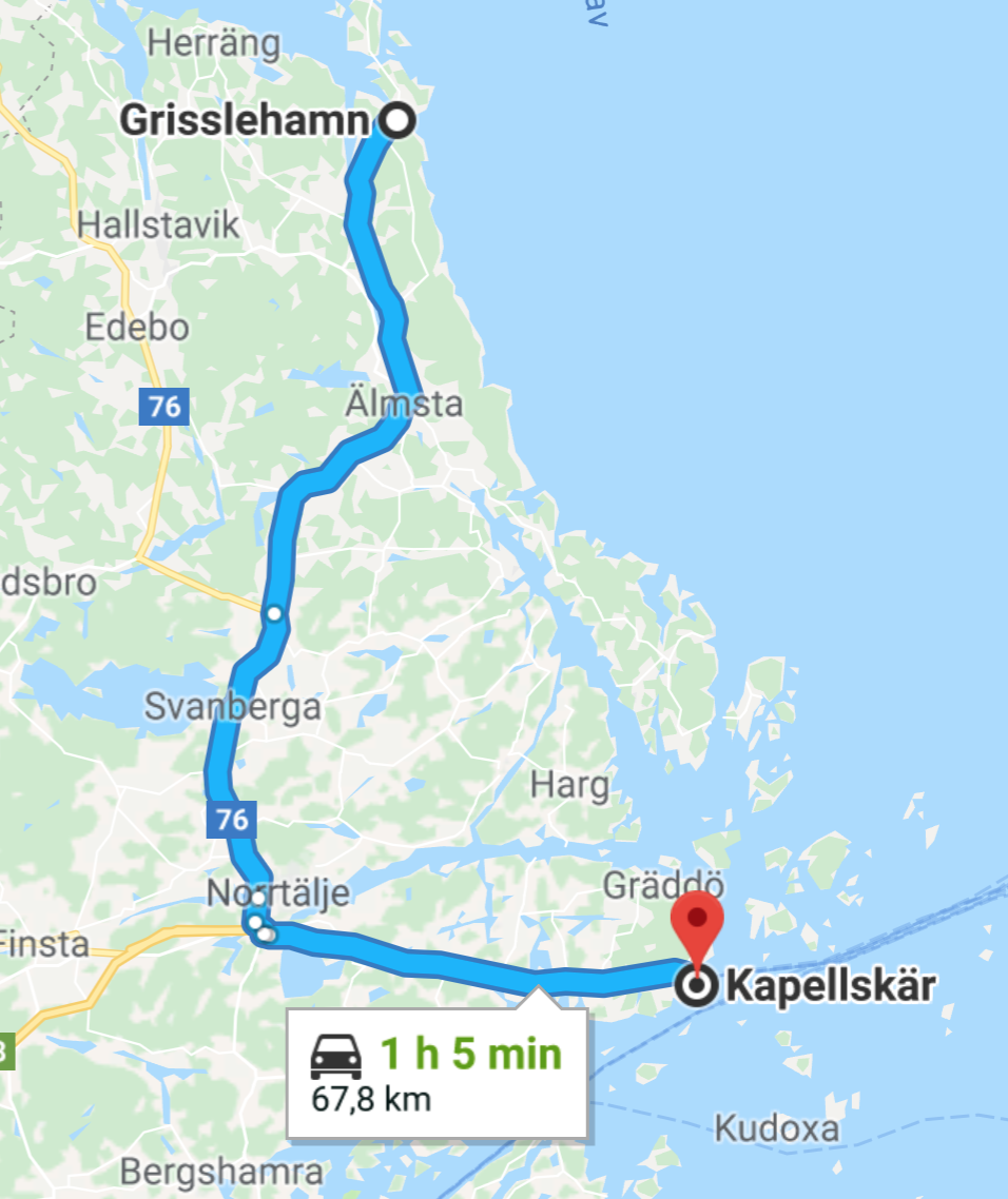 180609 Grisslehamn – Kapellskär – Husbilen Fridas Äventyr